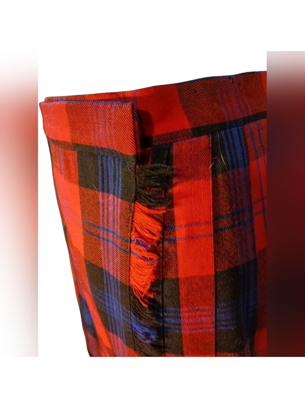 Vintage Talbots Wool Plaid Kilt Skirt Size 8 - Picture 5 of 6